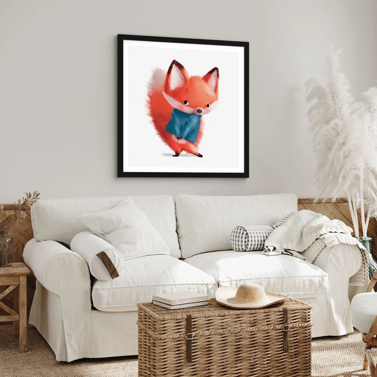 Plakát v černém rámu - Sluší mi to? - 60x60 cm