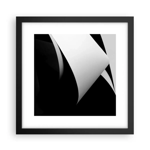 Plakát v černém rámu - Světlo z hlubin stínu - 30x30 cm