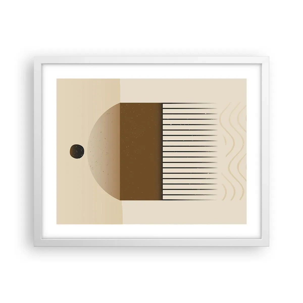 Plakát v bílém rámu - Různé stavy - 50x40 cm