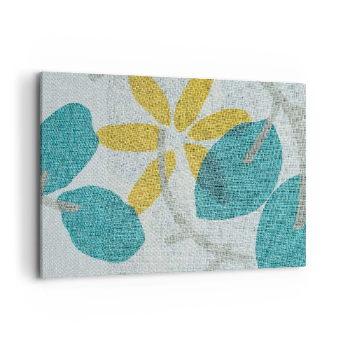 Obraz na plátně - Mezi azurovými listy - 100x70 cm