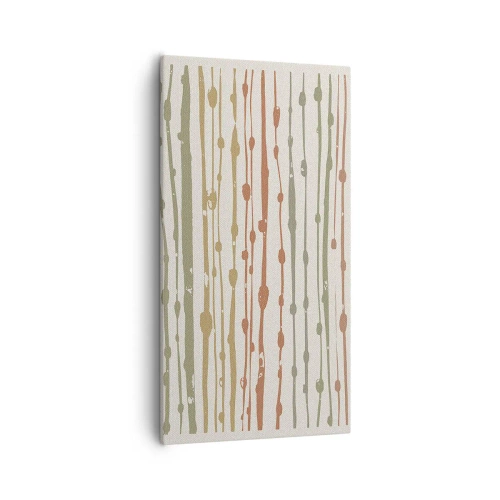 Obraz na plátně - Hudební záznam barev - 55x100 cm