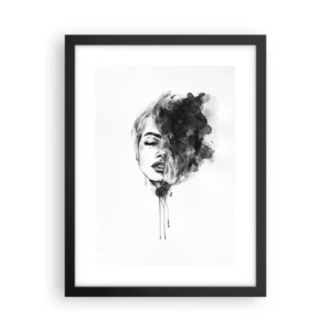 Plakát v černém rámu - O čem sní dívka - 30x40 cm