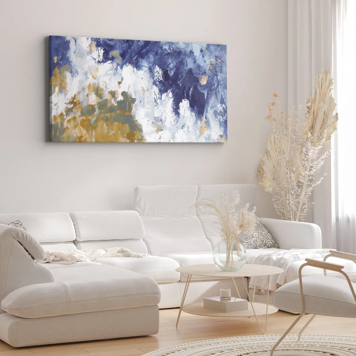 Obraz na plátně - Tanec živlů - 100x40 cm