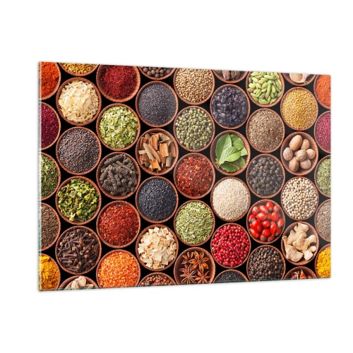 Obraz na skle - Všechny chutě světa - 120x80 cm