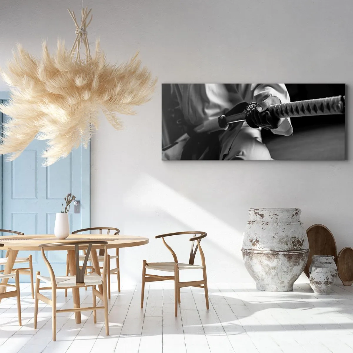 Obraz na plátně - Duše bojovníka - 160x50 cm