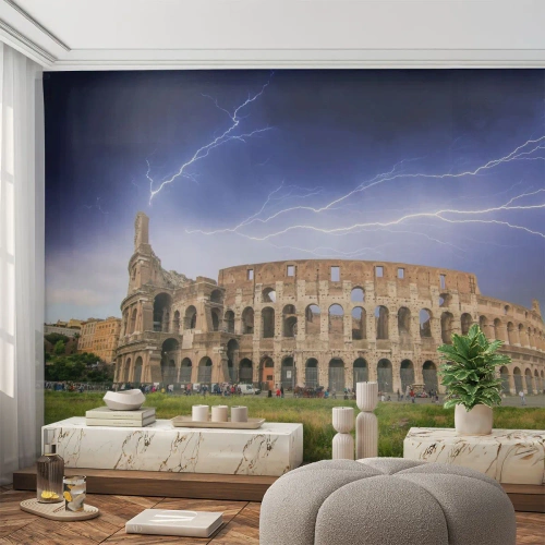 Fototapeta Samolepicí Deluxe Sticker - Aréna války - Architektura, Řím, Koloseum - 250x175 cm