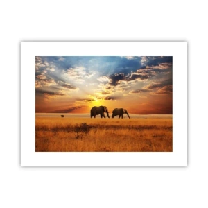 Plakát - Rodinná procházka - 40x30 cm