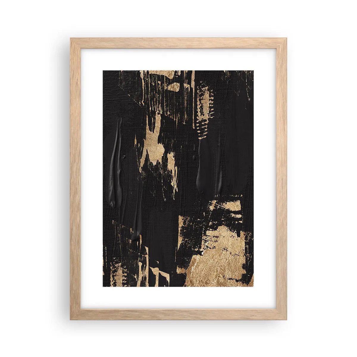 Plakát v rámu světlý dub - Stopa doteku - 30x40 cm