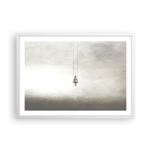 Plakát v bílém rámu - Dítě v nás - 70x50 cm