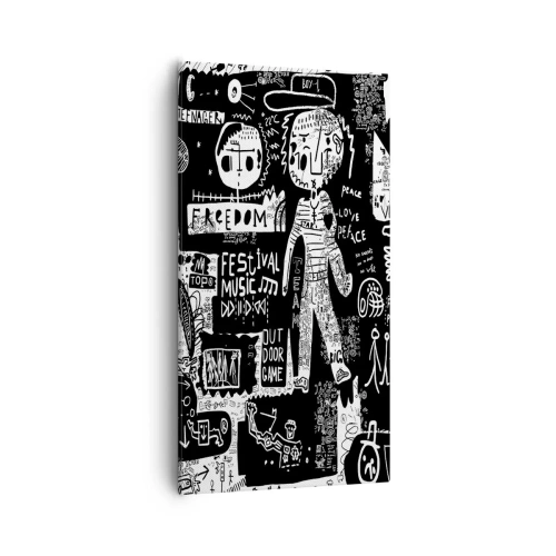 Obraz na plátně - Práva a radosti duševního mládí - 55x100 cm