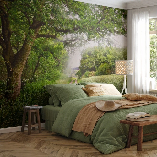 Fototapeta Samolepicí Deluxe Sticker - Et in Arcadia ego - Krajina, Polní cesta, Příroda - 100x70 cm