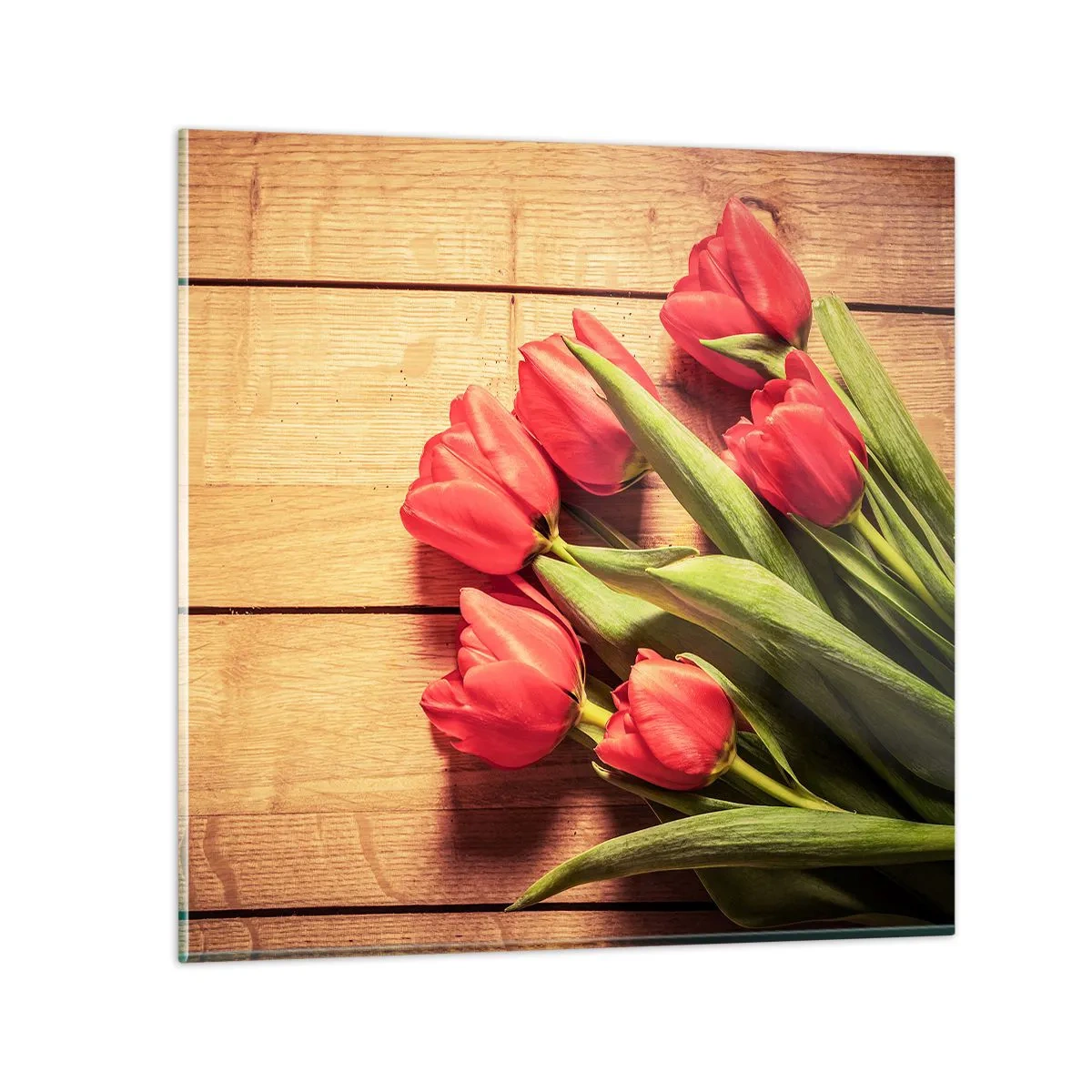 Obraz na skle - Jarní vyznání - 60x60 cm