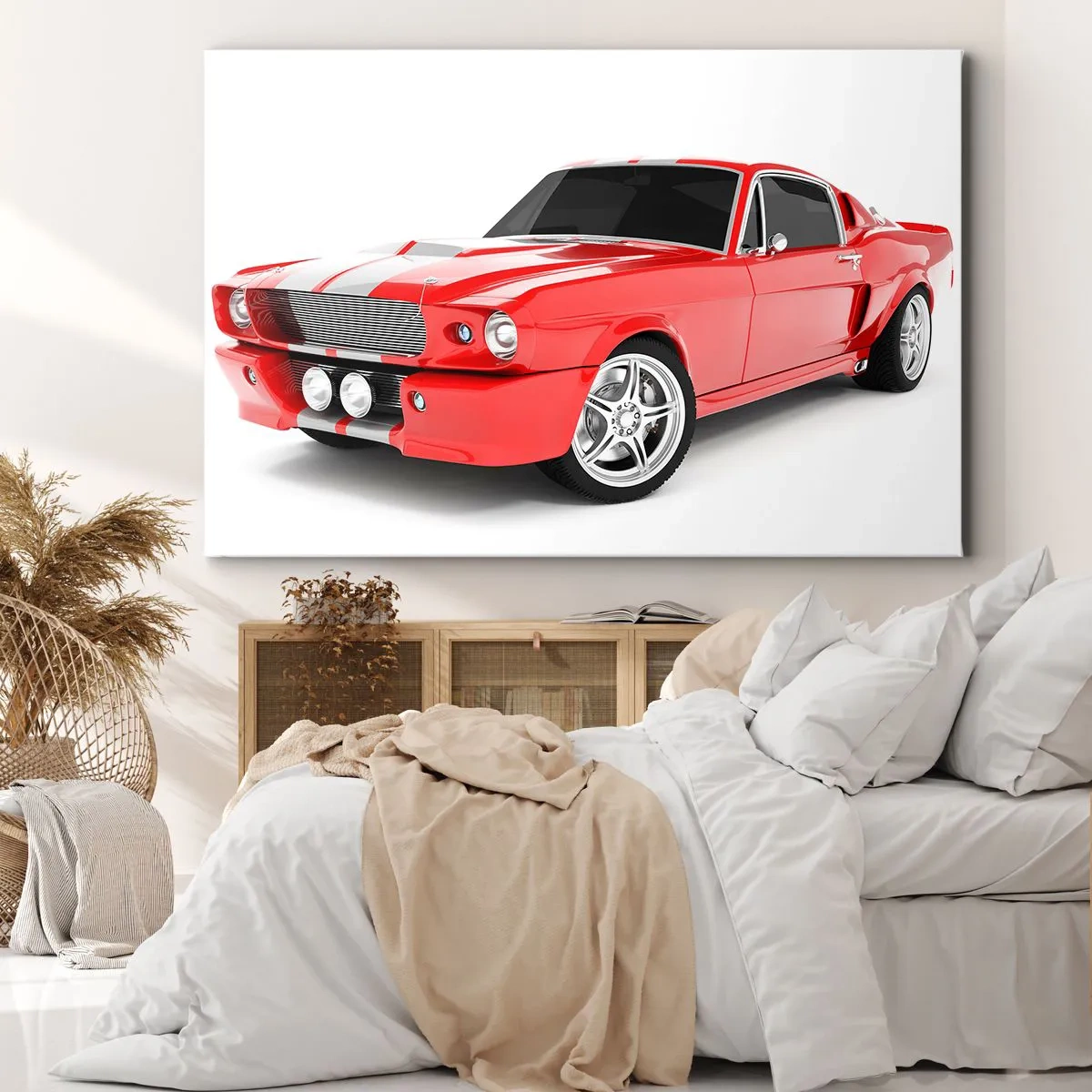 Obraz na plátně - Mustang rychlý jako vítr - 100x70 cm