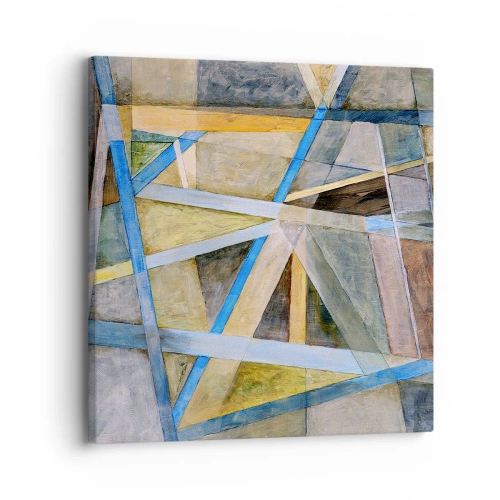 Obraz na plátně - Přímo nebo diagonálně? - 30x30 cm