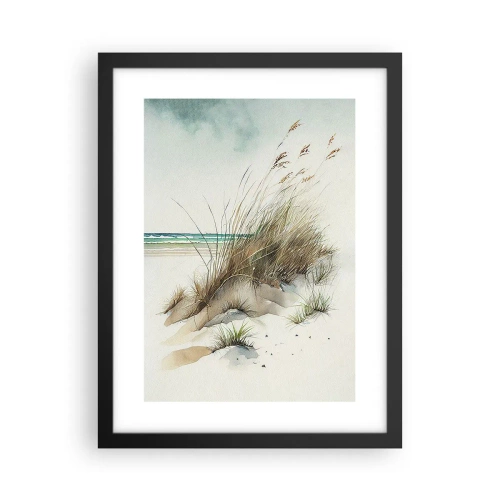 Plakát v černém rámu - Zahalené v písku - 30x40 cm