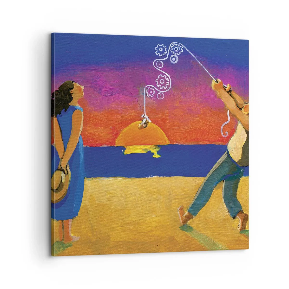 Obraz na plátně - Více než hvězda z nebe - 60x60 cm