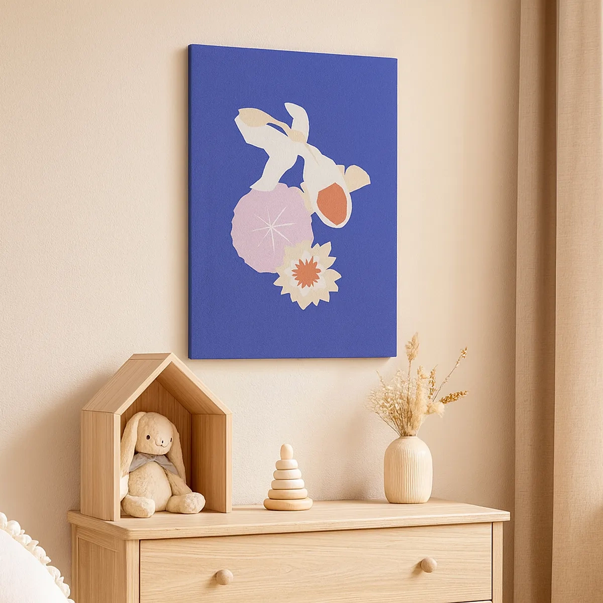 Obraz na plátně - Kompozice květů a poupat - 50x70 cm