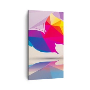 Obraz na plátně - Motýlí duha - 45x80 cm