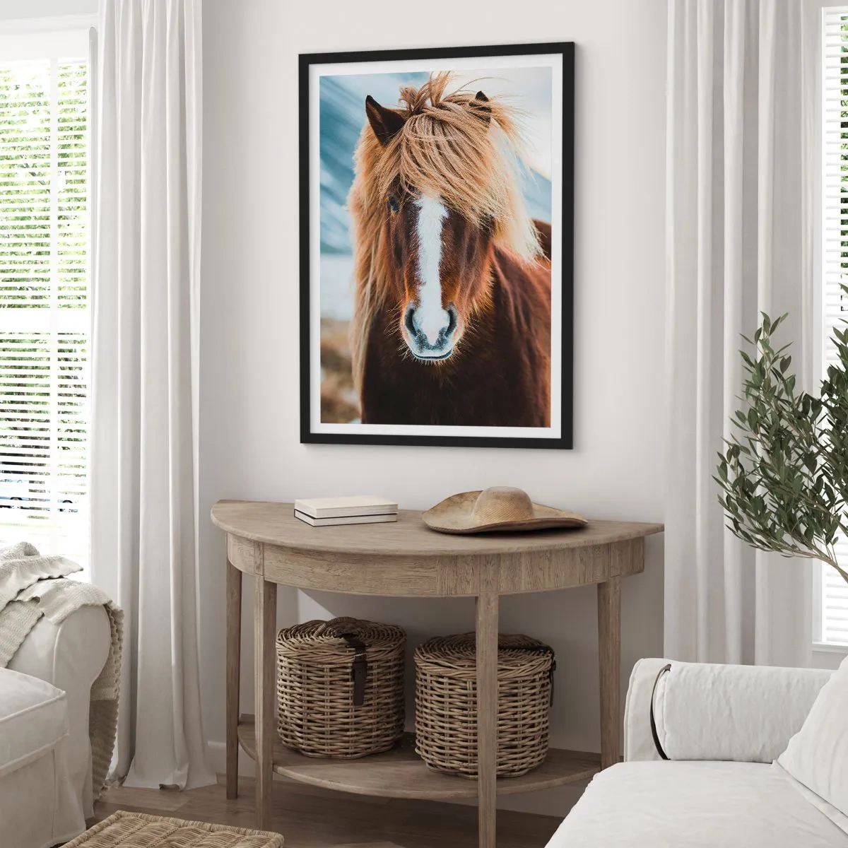 Plakát v černém rámu - Cítíš svobodu? - 40x50 cm