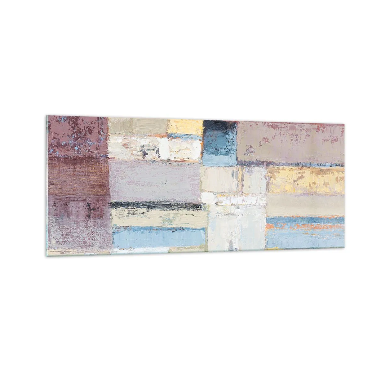 Obraz na skle - Klid geometrie - 100x40 cm