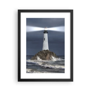 Plakát v černém rámu - Zde…zde…tady! - 30x40 cm