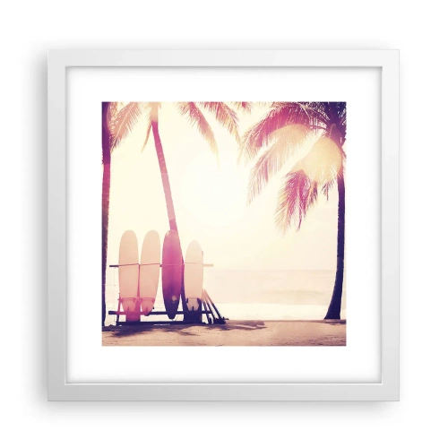 Plakát v bílém rámu - Bude to skvělý den - 30x30 cm