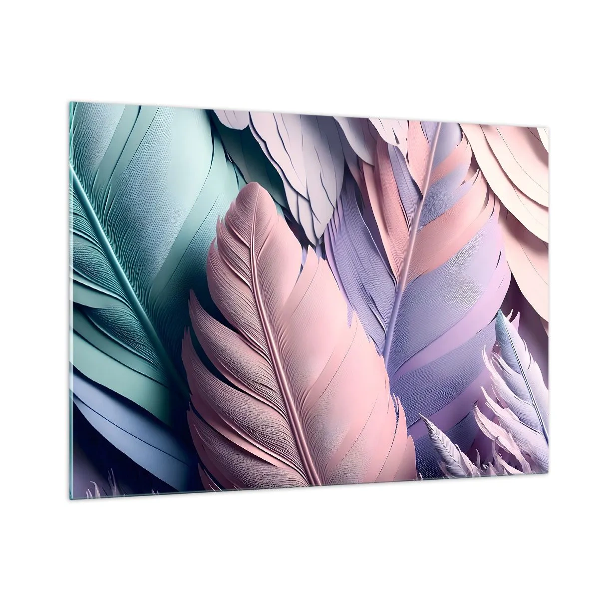 Obraz na skle - Ptačí styl - 100x70 cm