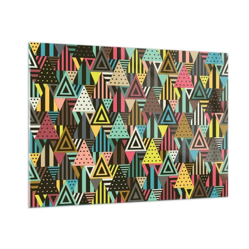 Obraz na skle - V rytmu na tři - 100x70 cm