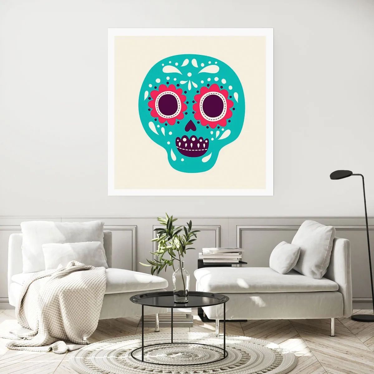 Plakát - Život – zábava až do smrti - 30x30 cm