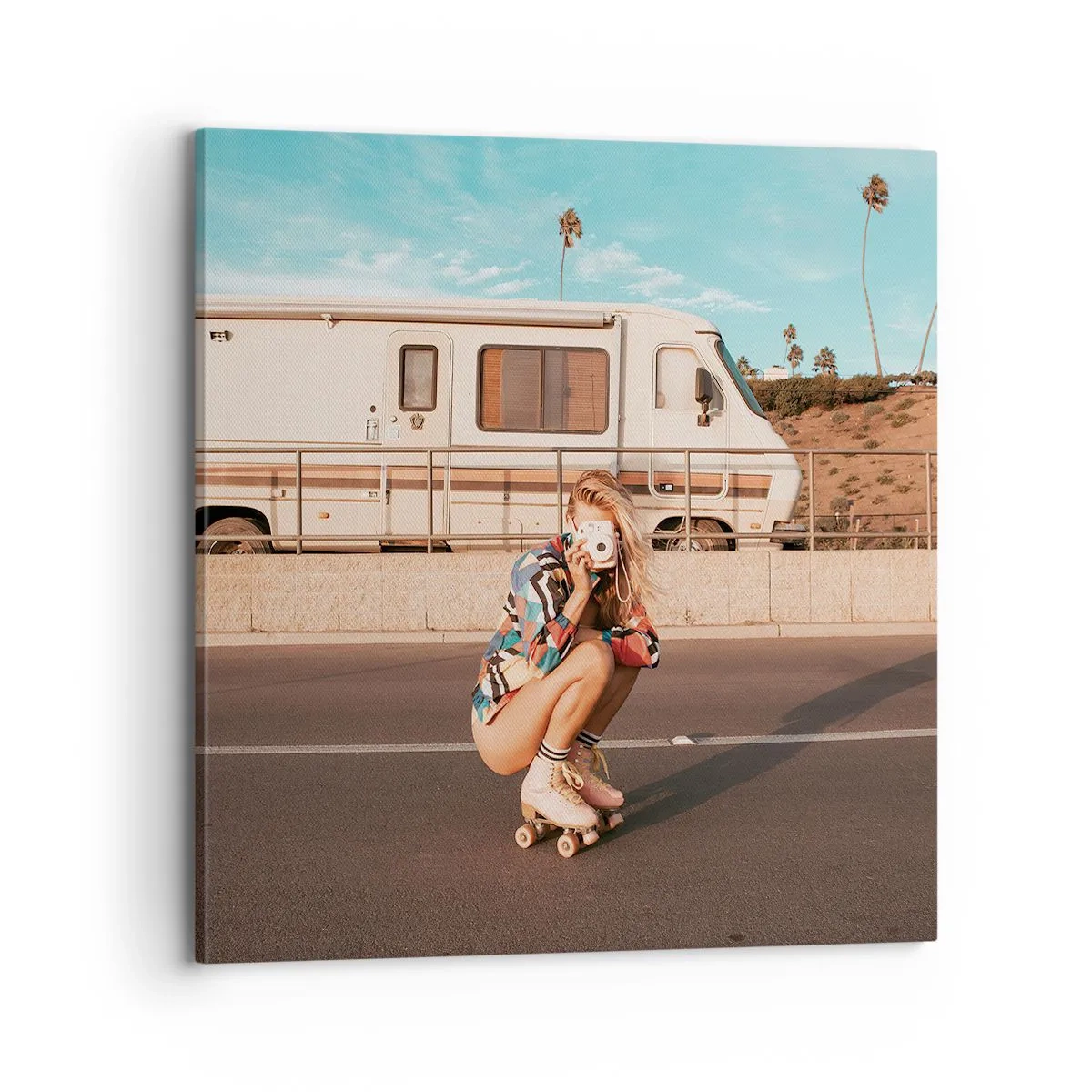 Obraz na plátně - Usmějte se! - 70x70 cm