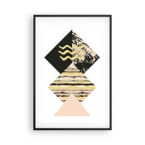 Plakát v černém rámu - Není to tak jednoduché - 61x91 cm