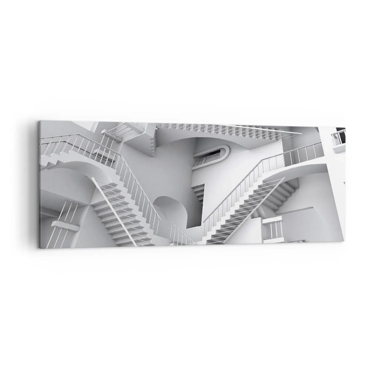 Obraz na plátně - Paradoxy prostoru - 140x50 cm