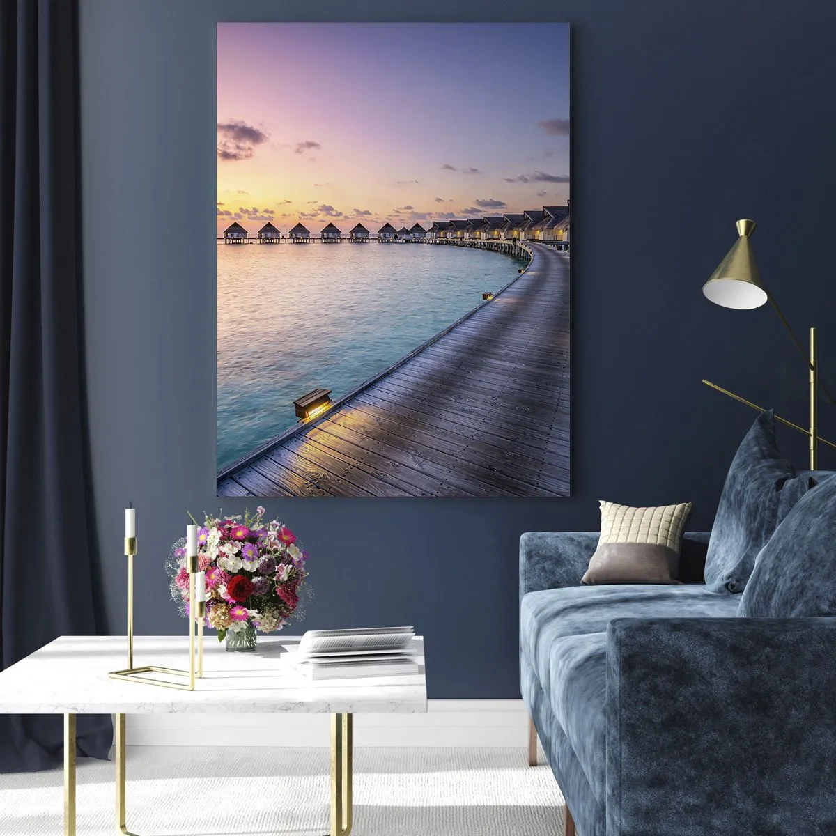 Obraz na skle - Prázdniny - návrat k pramenům - 50x70 cm