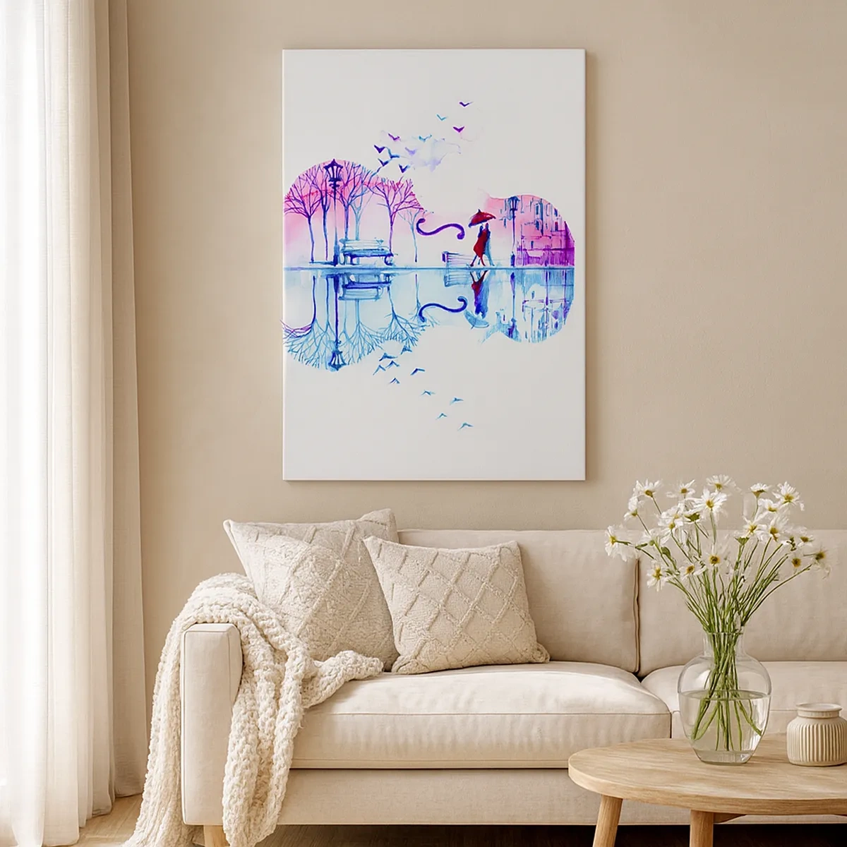 Obraz na plátně - Přinesu vám dešťové písně - 50x70 cm