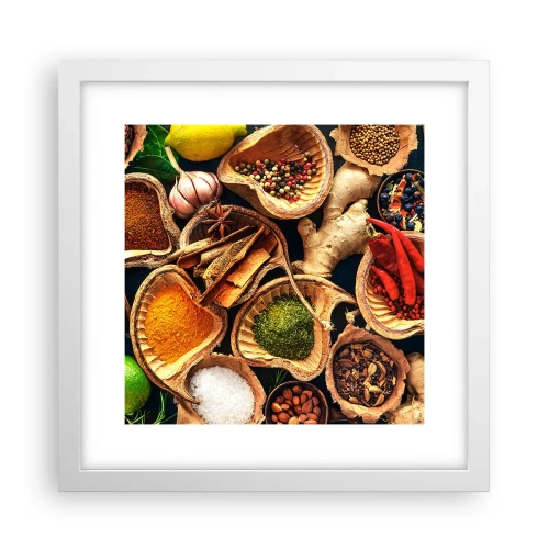 Plakát v bílém rámu - Vezmi si, co chceš - 30x30 cm