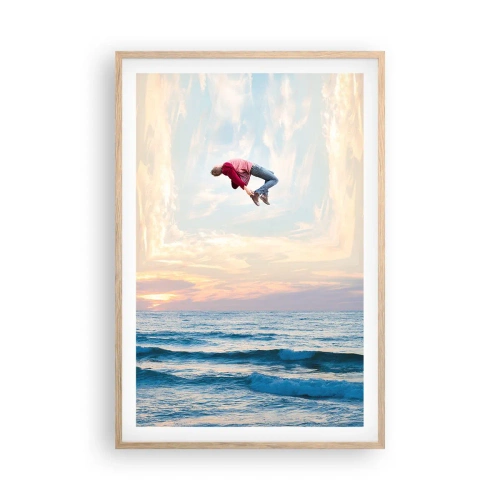 Plakát v rámu světlý dub - Do jiné dimenze - 61x91 cm