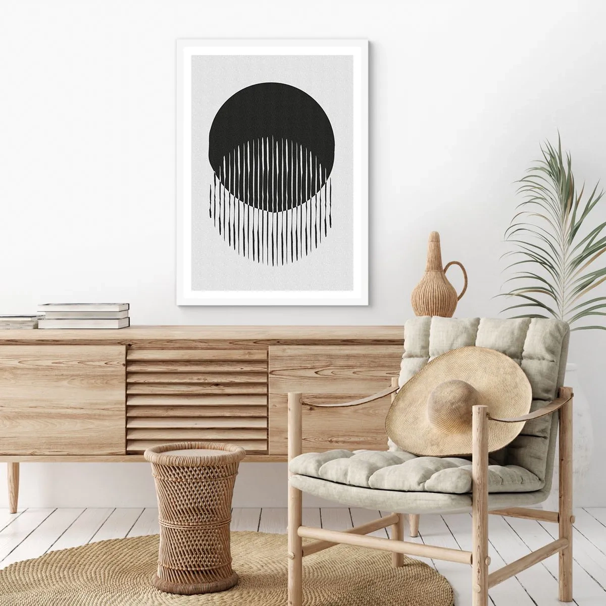 Plakát v bílém rámu - Jeho alter ego - 50x70 cm