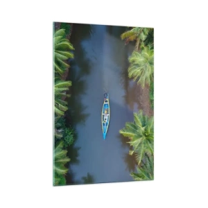 Obraz na skle - Na tropické stezce - 70x100 cm