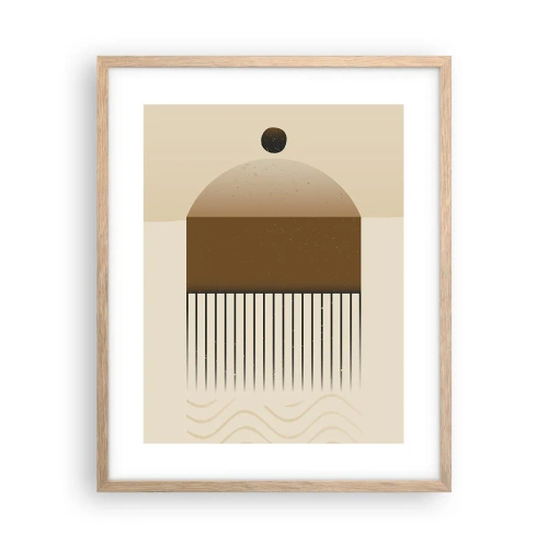 Plakát v rámu světlý dub - Různé stavy - 40x50 cm