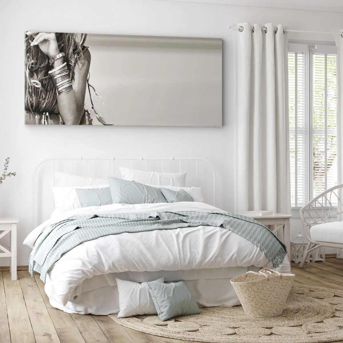 Obraz na plátně - Jako dívka - 90x30 cm