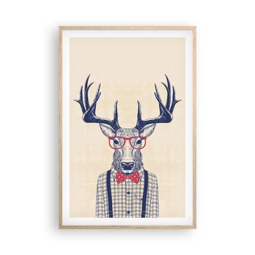 Plakát v rámu světlý dub - Zábavná extravagance - 61x91 cm