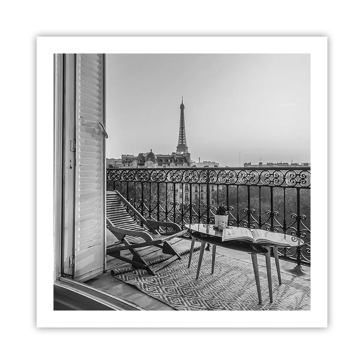 Plakát - Pařížské odpoledne - 60x60 cm