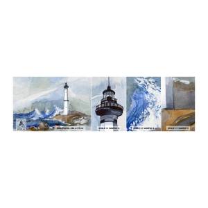 Vzor Fototapety Samolepicí Deluxe Sticker - Proti tmě a hromobití - Maják, Krajina, Oceán - 100x30 cm