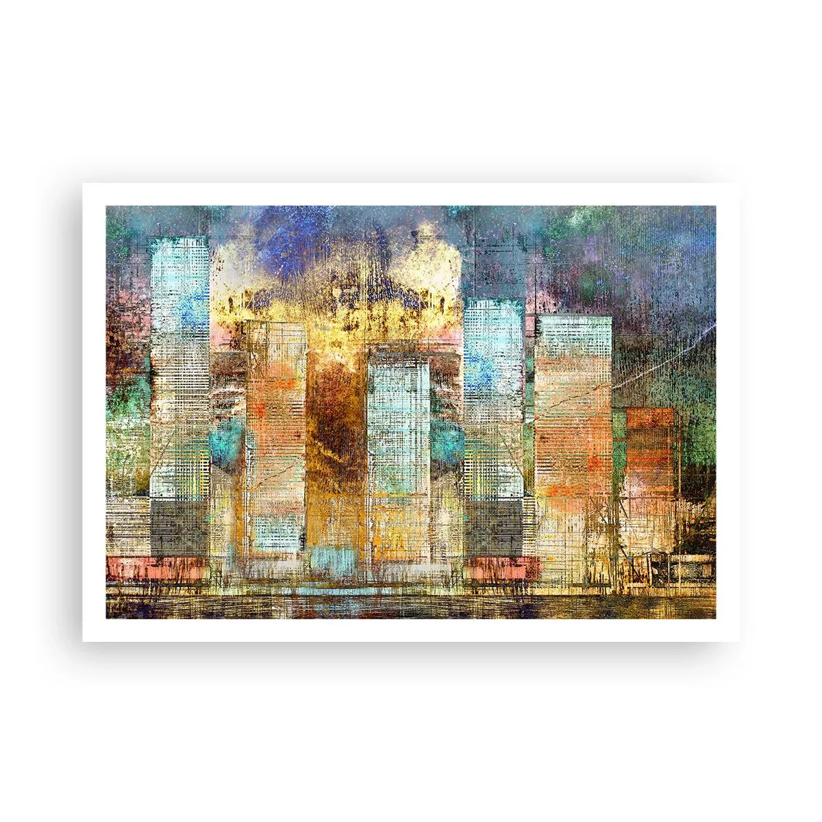 Plakát - Prosluněná metropole - 100x70 cm