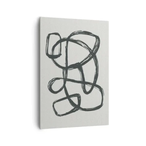 Obraz na plátně - Abstrakce ve smyčce - 70x100 cm