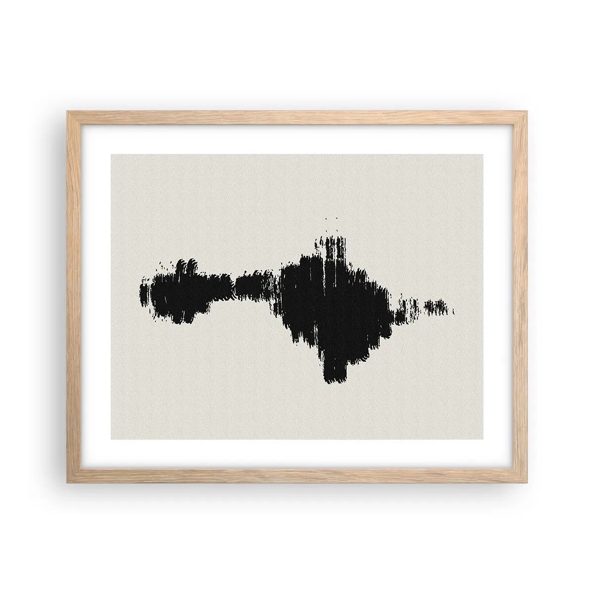 Plakát v rámu světlý dub - Vibrace představivosti - 50x40 cm