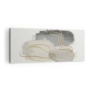 Obraz na plátně - Trvání a pohyb - 100x40 cm