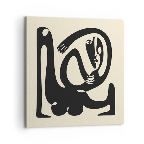 Obraz na plátně - Téměř Picasso - 50x50 cm