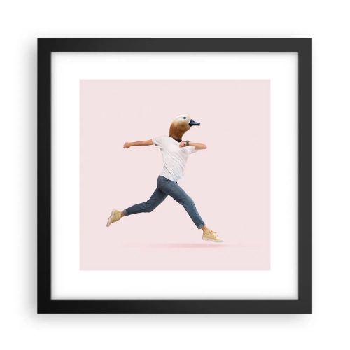 Plakát v černém rámu - Špetka absurdity - 30x30 cm