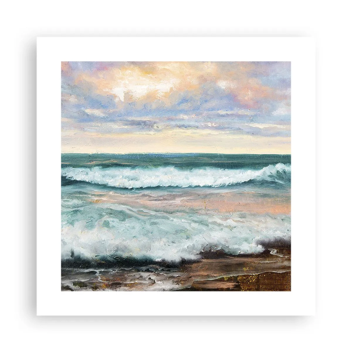 Plakát - Tady uhladíš duši - 40x40 cm